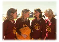 A group as cheerleaders